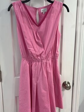Pink sleeveless dress